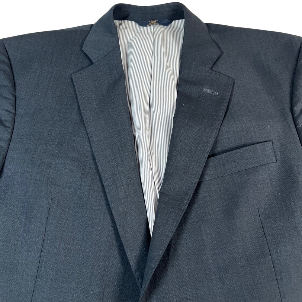 Brooks Brothers 346 Blazer Mens 40R Navy Blue Fitzgerald Fit Wool Suit Jacket - Picture 2 of 10